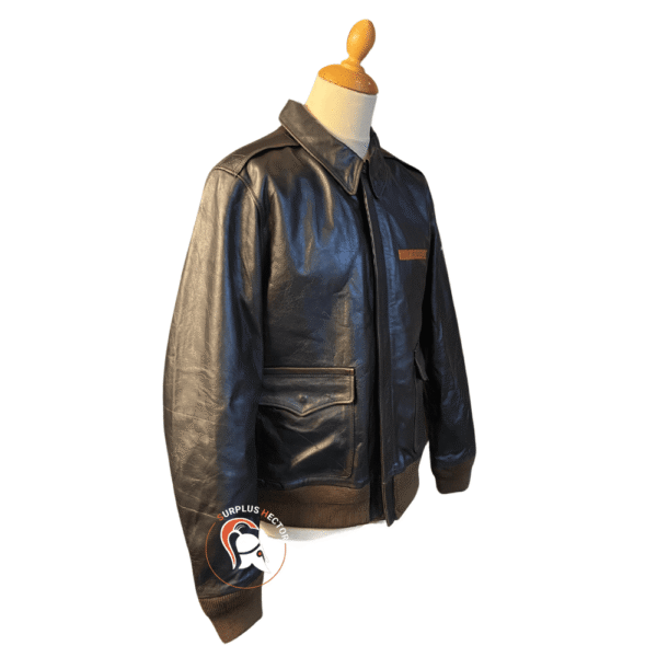 Blouson Pilote Cuir A2 US Air Force – Reproduction WW2 en Cuir de Cheval