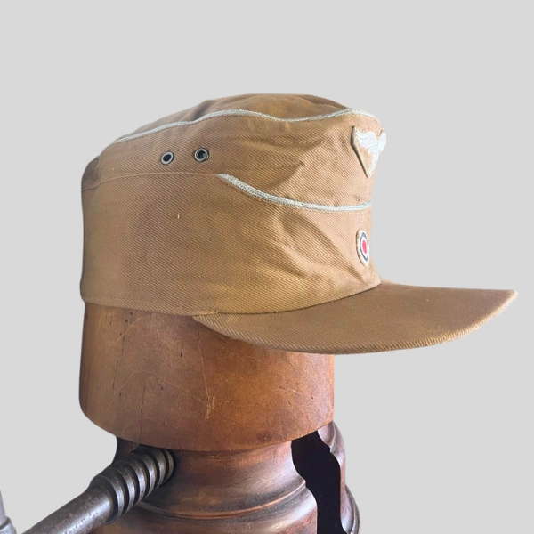 Casquette Officier Luftwaffe M41 – Reproduction Tropicale Afrika Korps WW2