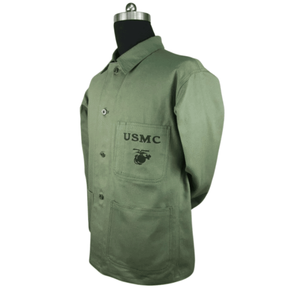 Chemise HBT USMC P-41 – Reproduction Historique WW2 (US Marine Corps)