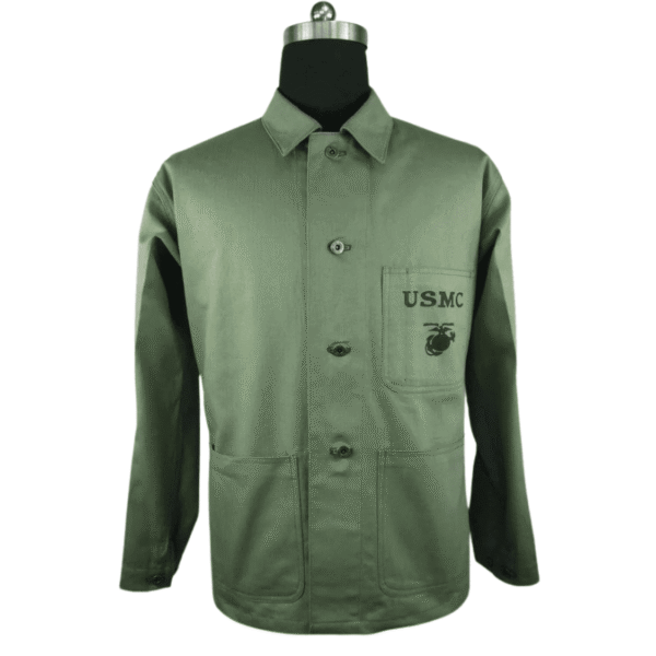 Chemise HBT USMC P-41 – Reproduction Historique WW2 (US Marine Corps)