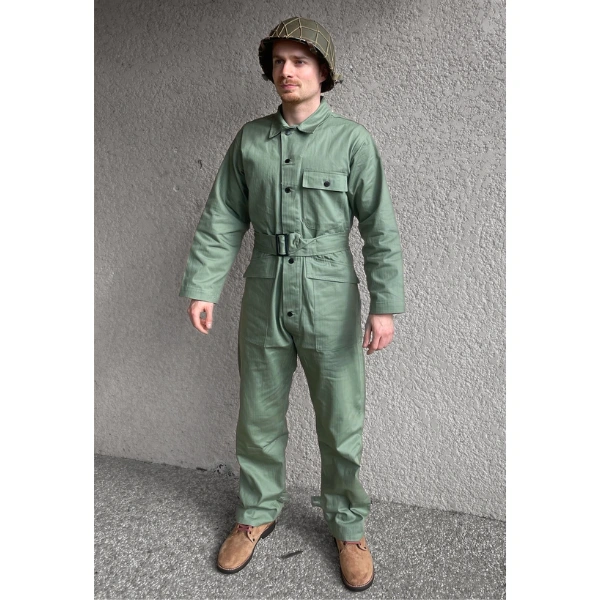 Combinaison US HBT OD3 – Reproduction fidèle d’une tenue militaire historique