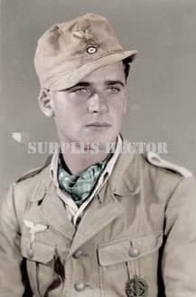Casquette Officier Luftwaffe M41 – Reproduction Tropicale Afrika Korps WW2