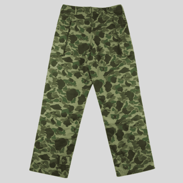 Pantalon HBT Camouflé US Army WW2 – Reproduction Premium du Treillis Américain