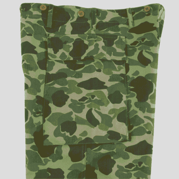 Pantalon HBT Camouflé US Army WW2 – Reproduction Premium du Treillis Américain