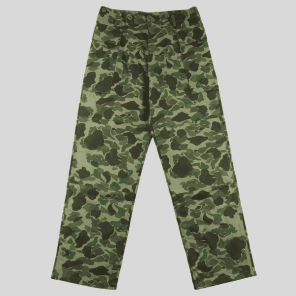 Pantalon HBT Camouflé US Army WW2 – Reproduction Premium du Treillis Américain