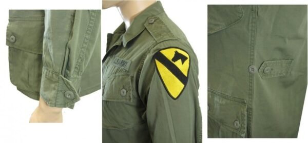 Veste Militaire US Vietnam M64 Jungle 1st Cavalry - Reproduction Premium
