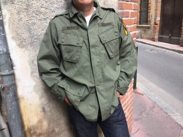 Veste Militaire US Vietnam M64 Jungle 1st Cavalry - Reproduction Premium