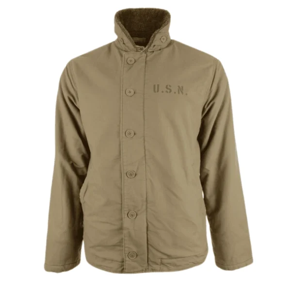 Deck Jacket US Navy WW2 – Veste de Pont Militaire Rétro et Robuste