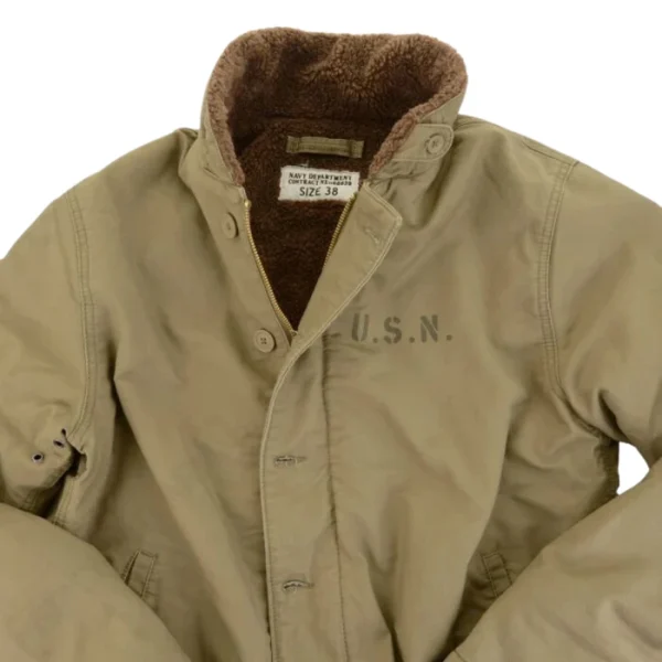 Deck Jacket US Navy WW2 – Veste de Pont Militaire Rétro et Robuste