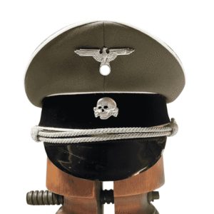 Casquette Officier Waffen SS – Visor Cap Feldgrau Gabardine WW2